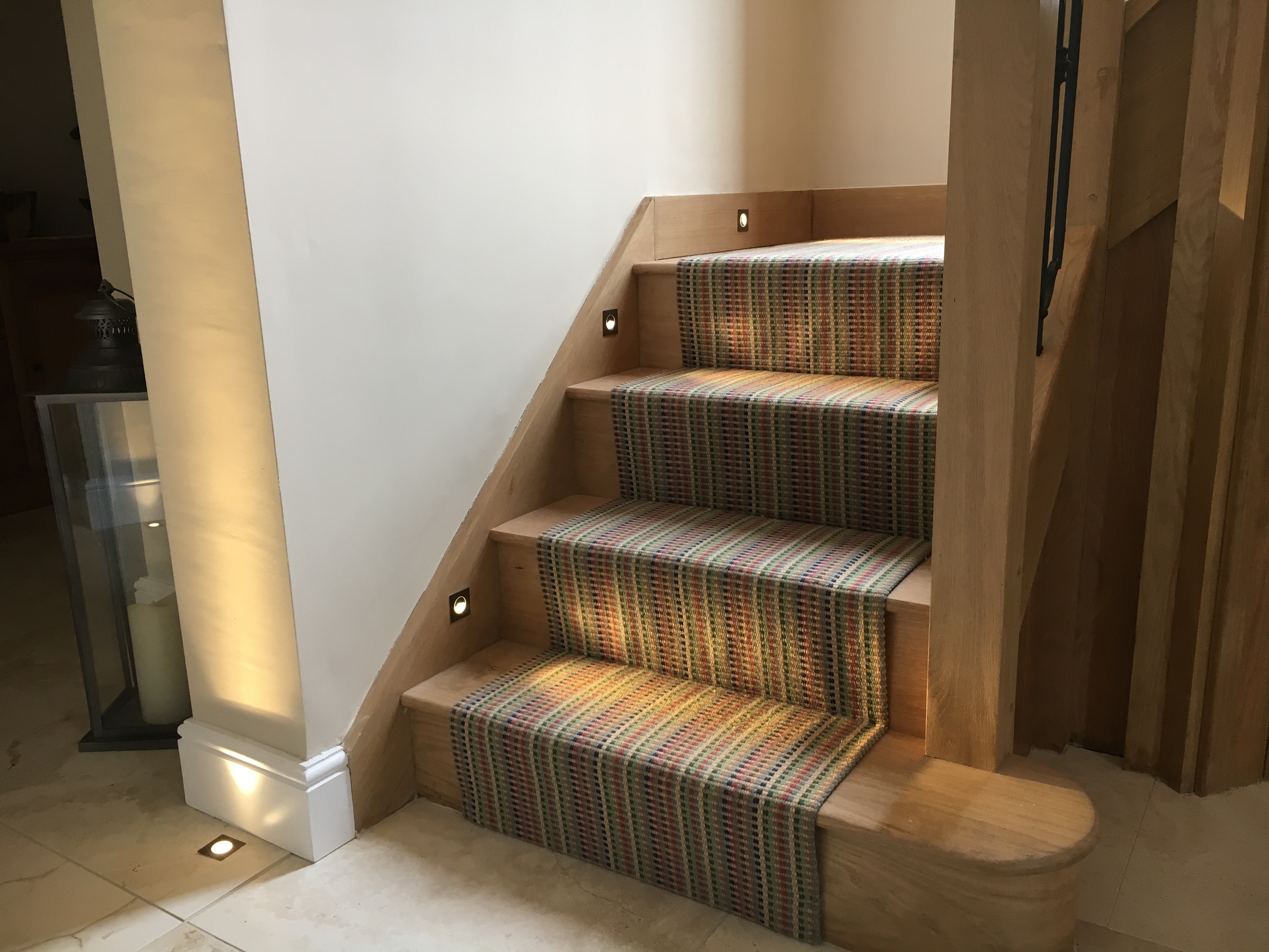 Stairwell lighting installation in Ely