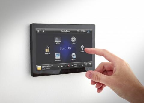 Home automation Installer in Cambridge control panel